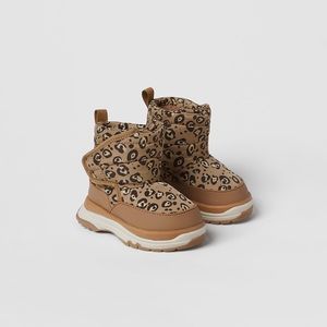 Zara toddler animal printed boots